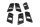 Rubber buffers pannier rack 6 pcs left right BMW R 1200 GS K25 0307 R12 04-07