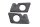 Rubber buffers pannier rack 6 pcs left right BMW R 1200 GS K25 0307 R12 04-07