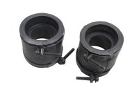 Intake boots carburetor rubbers set with clamps Kawasaki EL 250 E EL250B/E 91-95