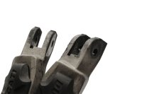 Duovoetsteunen paar passagier rubber links rechts achter Ducati universell