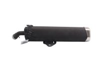 Exhaust muffler silencer end can right side with clamp Kawasaki Z 125 P 23-23