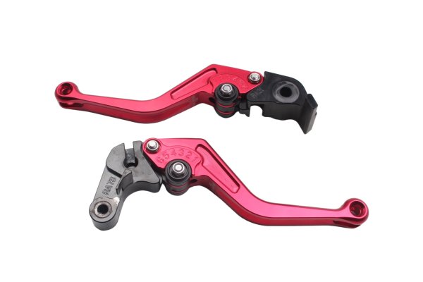 Levier de frein embrayage kit Raximo réglable court rouge Aprilia RSV4 RK 09-12