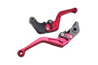 Levier de frein embrayage kit Raximo réglable court rouge Aprilia RSV4 RK 09-12