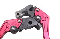 Levier de frein embrayage kit Raximo réglable court rouge Aprilia RSV4 RK 09-12