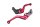 Levier de frein embrayage kit Raximo réglable court rouge Aprilia RSV4 RK 09-12