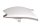 Fuel tank side panel right cover fairing silver BMW R 1200 GS K25 0307 R12 04-07