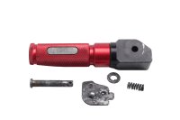Passagerarfotpinne fotsteg bak höger röd med adapter Honda CBR 900 RR SC50 02-03