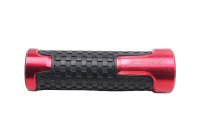 Styrgrepp vänster röd svart 22mm kopplingssida Honda CBR 900 RR SC50 02-03