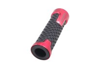 Styrgrepp vänster röd svart 22mm kopplingssida Honda CBR 900 RR SC50 02-03
