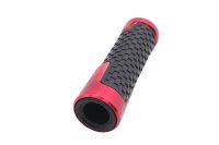 Styrgrepp vänster röd svart 22mm kopplingssida Honda CBR 900 RR SC50 02-03