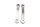 Lowering kit Lucas dog bones tie rods rear pair Suzuki SV 1000 S WVBX 03-07