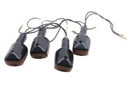 Blinker Satz Carbon-Optik vorne hinten links rechts BMW F 650 GS R13 0175 04-08