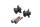 Paddock stand bobbins spools Raximo swingarm pair Suzuki SV 1000 S WVBX 03-07
