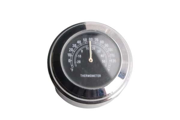 Handlebar thermometer temp gauge chrome clamp Suzuki GSX 1100 G GV74A 91-96