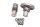 Svingarmsaxel lagerbult tapp sats skruvar bakgaffel BMW K 100 K100 K589 82-88