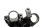 Upper triple clamp top yoke fork bridge tree Kawasaki ZR 7S ZR750F H 01-04