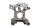 Nokka-akselin pidin laakeripukki oikea BMW R 1200 GS K25 0307 R12 04-07