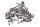 Skruvsats bultar kåpa ram muttrar brickor BMW R 1200 GS K25 0307 R12 04-07