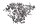 Skruvsats bultar kåpa ram muttrar brickor BMW R 1200 GS K25 0307 R12 04-07
