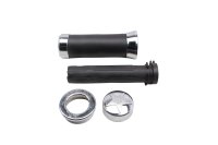 Throttle tube grips bar end caps left right Kawasaki EL 250 E EL250B/E 91-95