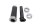 Throttle tube grips bar end caps left right Kawasaki EL 250 E EL250B/E 91-95