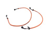 Steel braided brake lines hoses set Melvin front Suzuki SV 1000 S WVBX 03-07