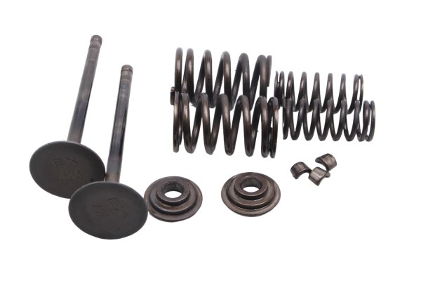 Exhaust valve set springs retainers keepers collets Suzuki DR 650 SE SP46B 96-00