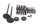 Exhaust valve set springs retainers keepers collets Suzuki DR 650 SE SP46B 96-00