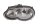 Strålkastare framlykta lampa halogen reflektor BMW R 1200 GS K25 0307 R12 04-07