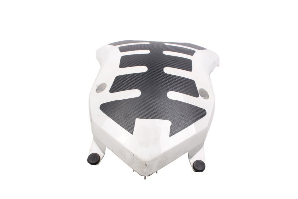 Tankverkleidung Airbox Abdeckung Mitte oben weiß BMW F 800 GS E8GS 0219 08-12