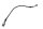 Bremsleitung Stahlflex Fischer FHL vorne BMW K 100 RS 4 Ventiler K589 0523 89-92
