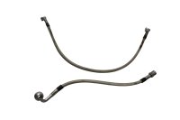 Braided brake lines stainless steel hoses kit set Kawasaki ER-6N ER650A 05-08