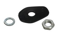 Indicator turn signal front left carbon look spacer Suzuki SV 650 S WVBY 03-06