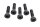 Bulloni ruota set 5 pezzi cerchio posteriore BMW R 1200 GS K25 0307 R12 04-07