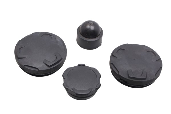 Frame plugs cover caps set left right front BMW R 1200 GS K25 0307 R12 04-07