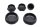 Frame plugs cover caps set left right front BMW R 1200 GS K25 0307 R12 04-07