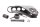 Footrest rider peg front left spring pin bush BMW R 1200 GS K25 0307 R12 04-07