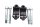 Ohjaustangon pidikkeet yläosat kiristimet pari BMW R 1200 GS K25 0307 R12 04-07