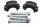 Ohjaustangon pidikkeet yläosat kiristimet pari BMW R 1200 GS K25 0307 R12 04-07