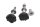 Windscreen adjuster knob screws spacers set BMW R 1200 GS K25 0307 R12 04-07