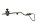 Rear brake pedal foot lever arm with pivot bolt BMW R 1150 GS R21 0415 99-04