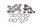 Brake disc bolts rotor screws spacers set front BMW R 1200 GS K25 0307 R12 04-07