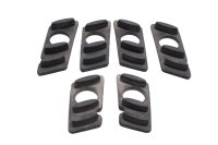 Pannier rack rubber pads buffers left right 6 BMW R 1200 GS K25 0307 R12 04-07