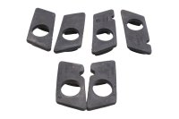 Pannier rack rubber pads buffers left right 6 BMW R 1200 GS K25 0307 R12 04-07