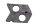 Pannier rack rubber pads buffers left right 6 BMW R 1200 GS K25 0307 R12 04-07