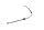 Brake hose rear line braided stainless pipe BMW R 1200 GS K25 0307 R12 04-07