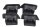 Pannier rack mount cover caps set left right BMW R 1200 GS K25 0307 R12 04-07
