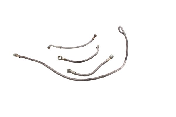 Oljeslangar sats 4 st rör motor ram matning retur KTM 640 LC4 DUKE 2 DK2 99-07