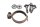 Udstødningsspændebånd lyddæmper bolte bøsninger KTM Duke 690 690DUKE/14 14-15