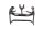Soporte carenado araña cúpula faro delantero BMW R 1200 GS K25 0307 R12 04-07